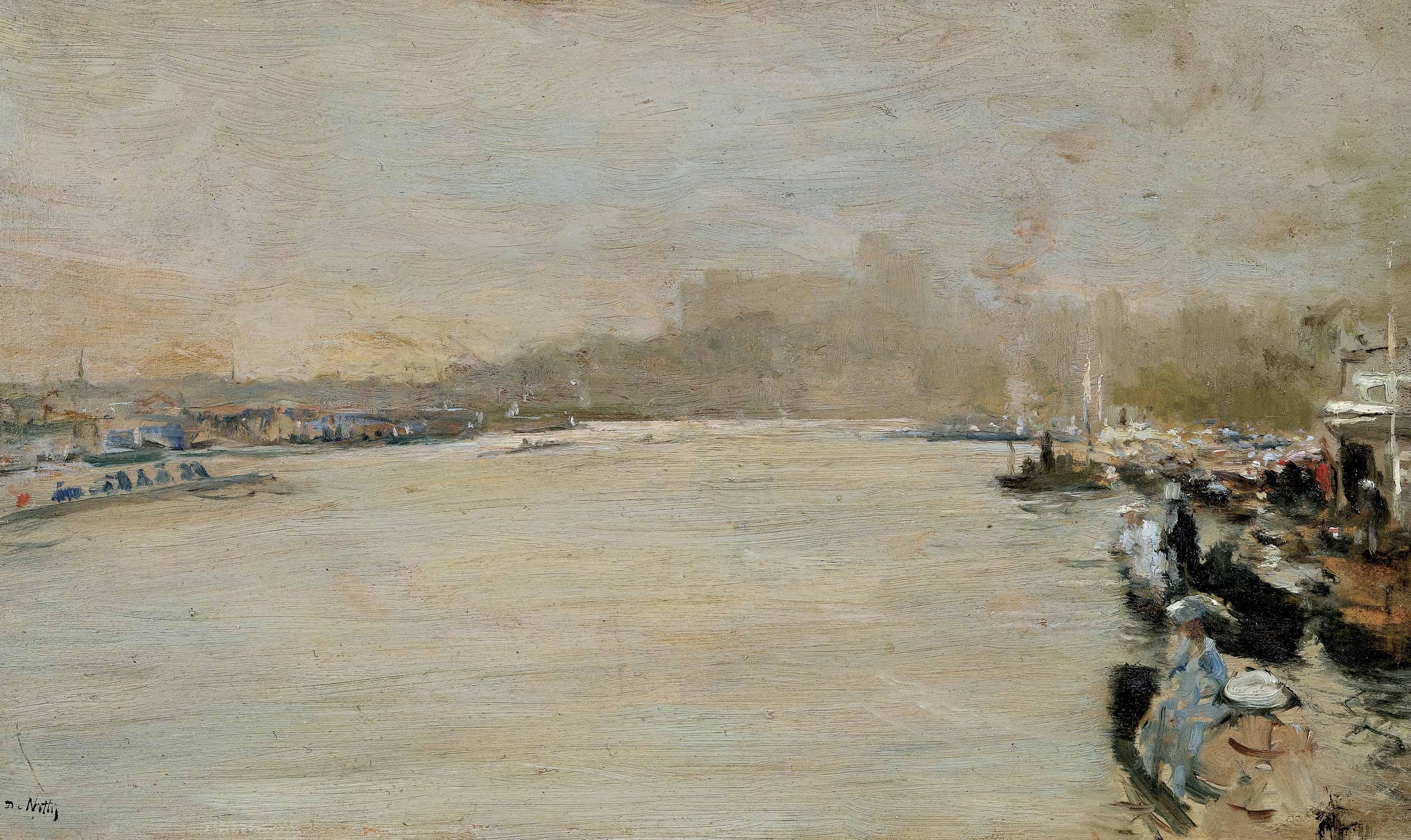 Giuseppe De Nittis - Le Regate sulla Senna