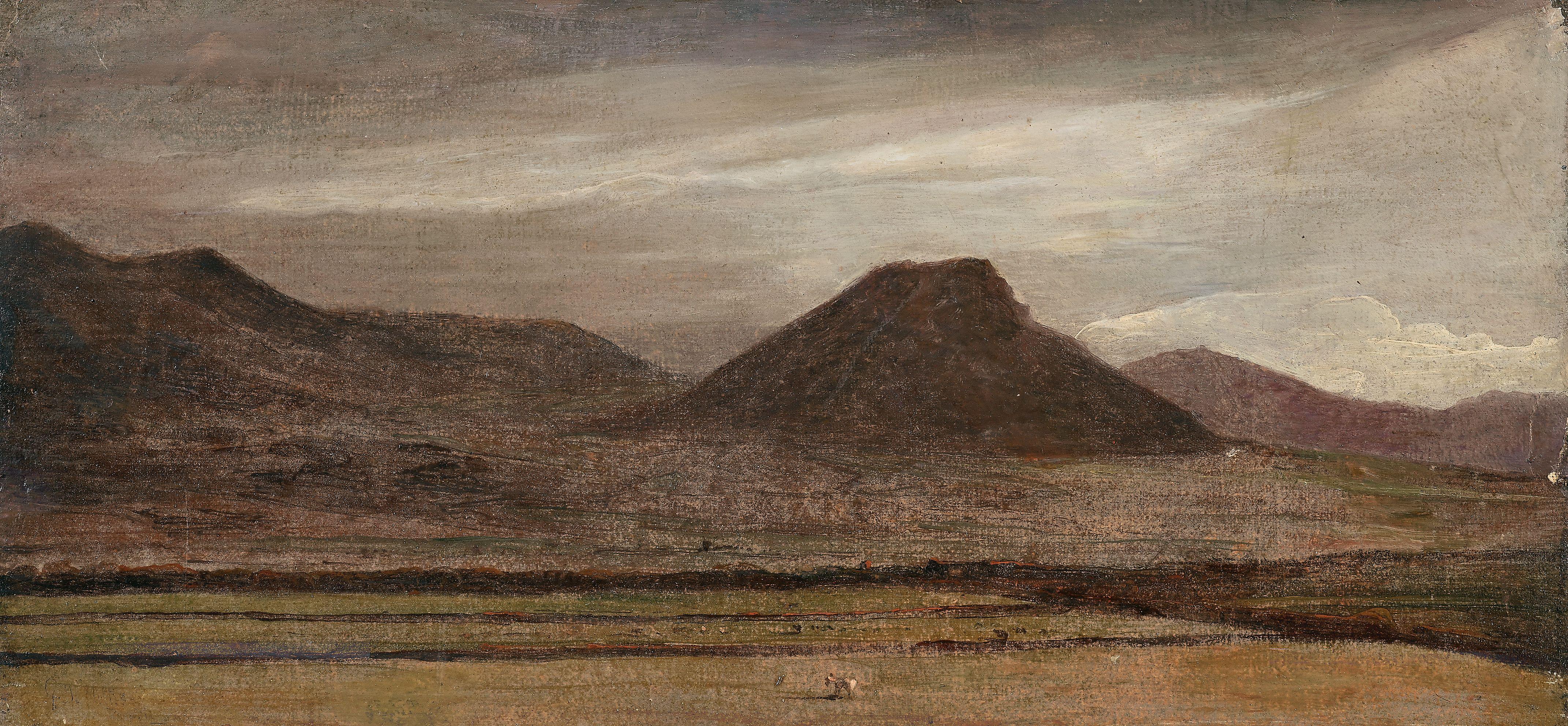 Giuseppe De Nittis - Pascolo in montagna