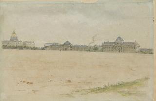 Giuseppe De Nittis - Vue De L\'Ecole Militaire, Du Champs-De-Mars Et Des Invalides À Paris