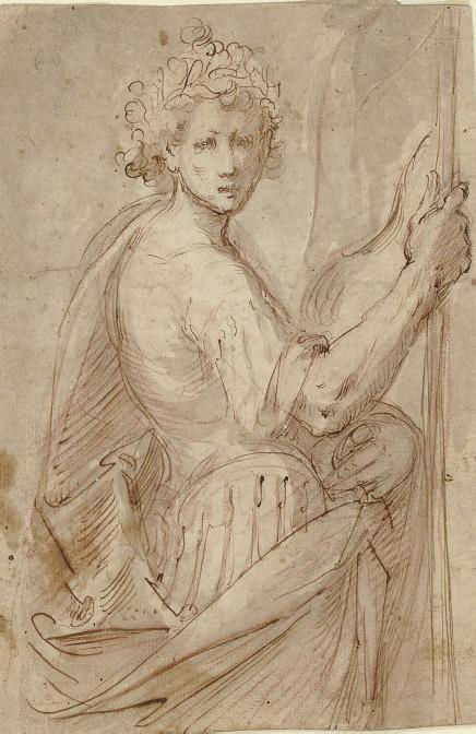 Giuseppe Diamantini - A soldier holding a standard