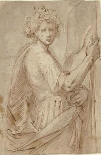 Giuseppe Diamantini - A soldier holding a standard