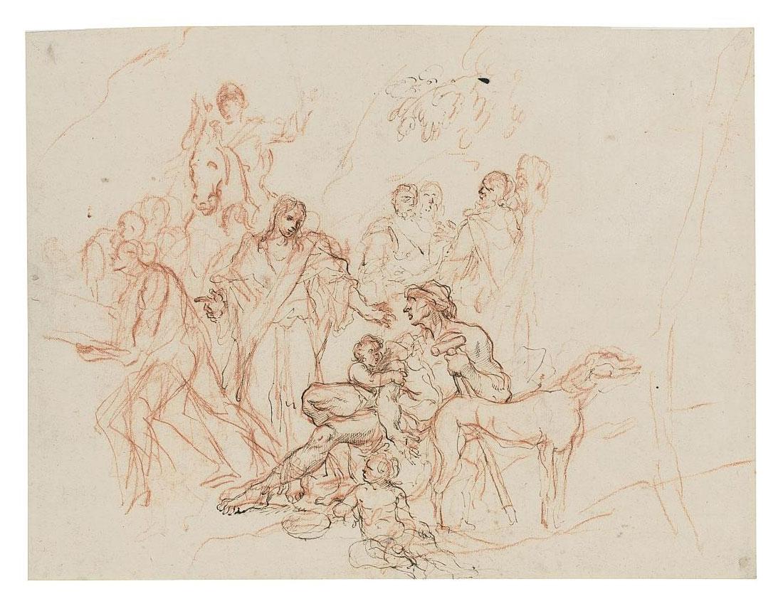 Giuseppe Diamantini - Christ healing the paralytic at the Pool of Bethseda