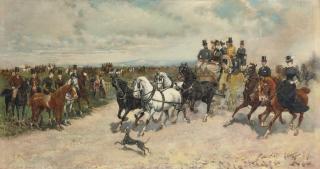 Giuseppe Gabani - Italian Return From The Capannelle