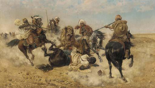 Giuseppe Gabani - The Lion Attack