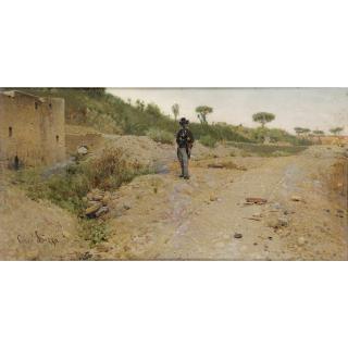 Giuseppe Laezza - Jeune Homme Sur Un Chemin
