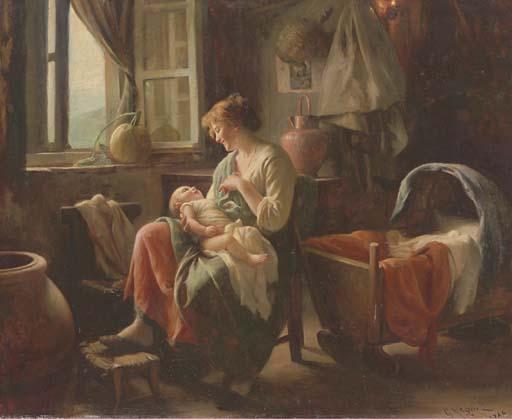 Giuseppe Magni - Tending the Baby