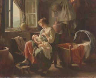 Giuseppe Magni - Tending the Baby