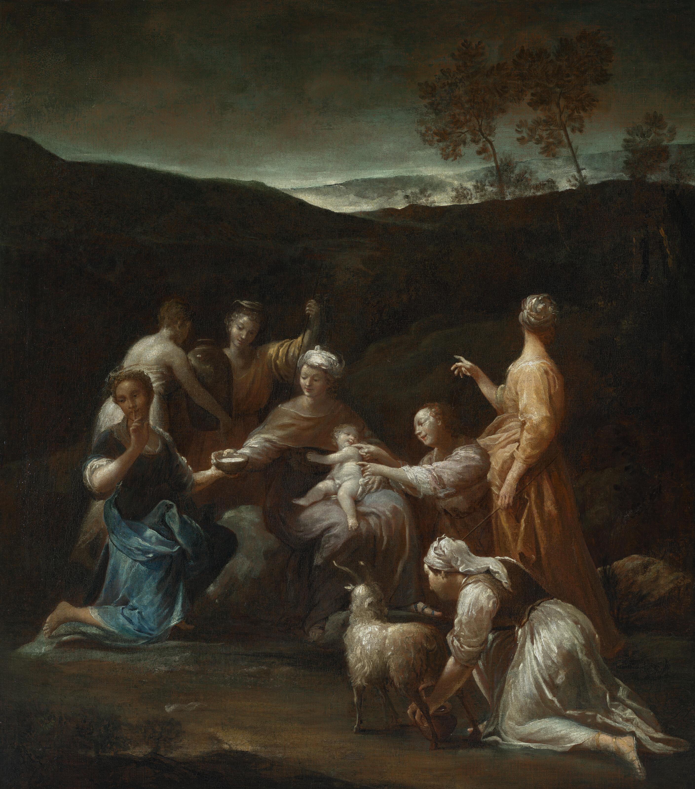 Giuseppe Maria Crespi - Jupiter chez les Corybantes