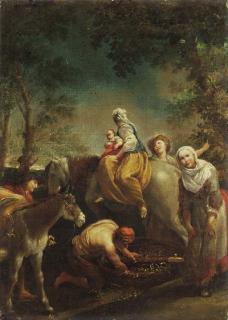 Giuseppe Maria Crespi - The Flight into Egypt