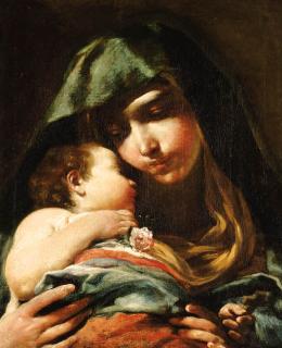 Giuseppe Maria Crespi - The Madonna and Child