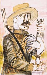 Giuseppe Migneco - Cacciatore