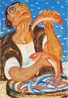 Giuseppe Migneco - Pesci rossi