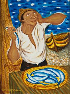 Giuseppe Migneco - Pescivendolo