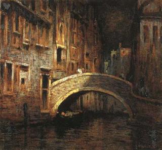 Giuseppe Miti Zanetti - Venezia, Ponte del Paradiso
