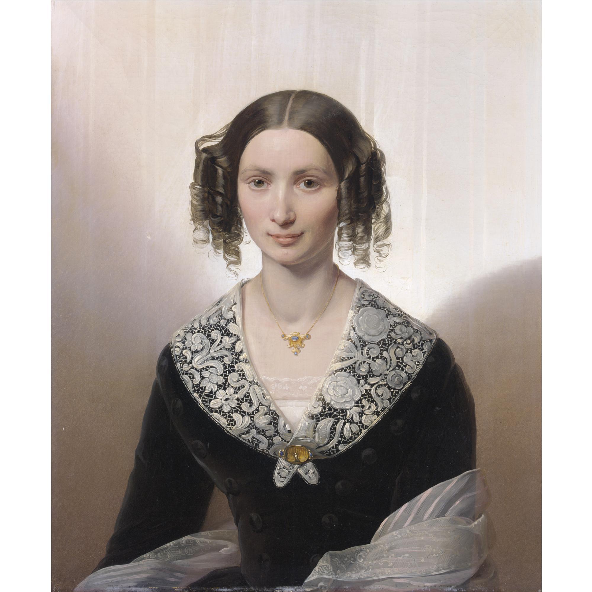 Giuseppe Molteni - Ritratto Della Contessa Francesca Pallavicini Reina