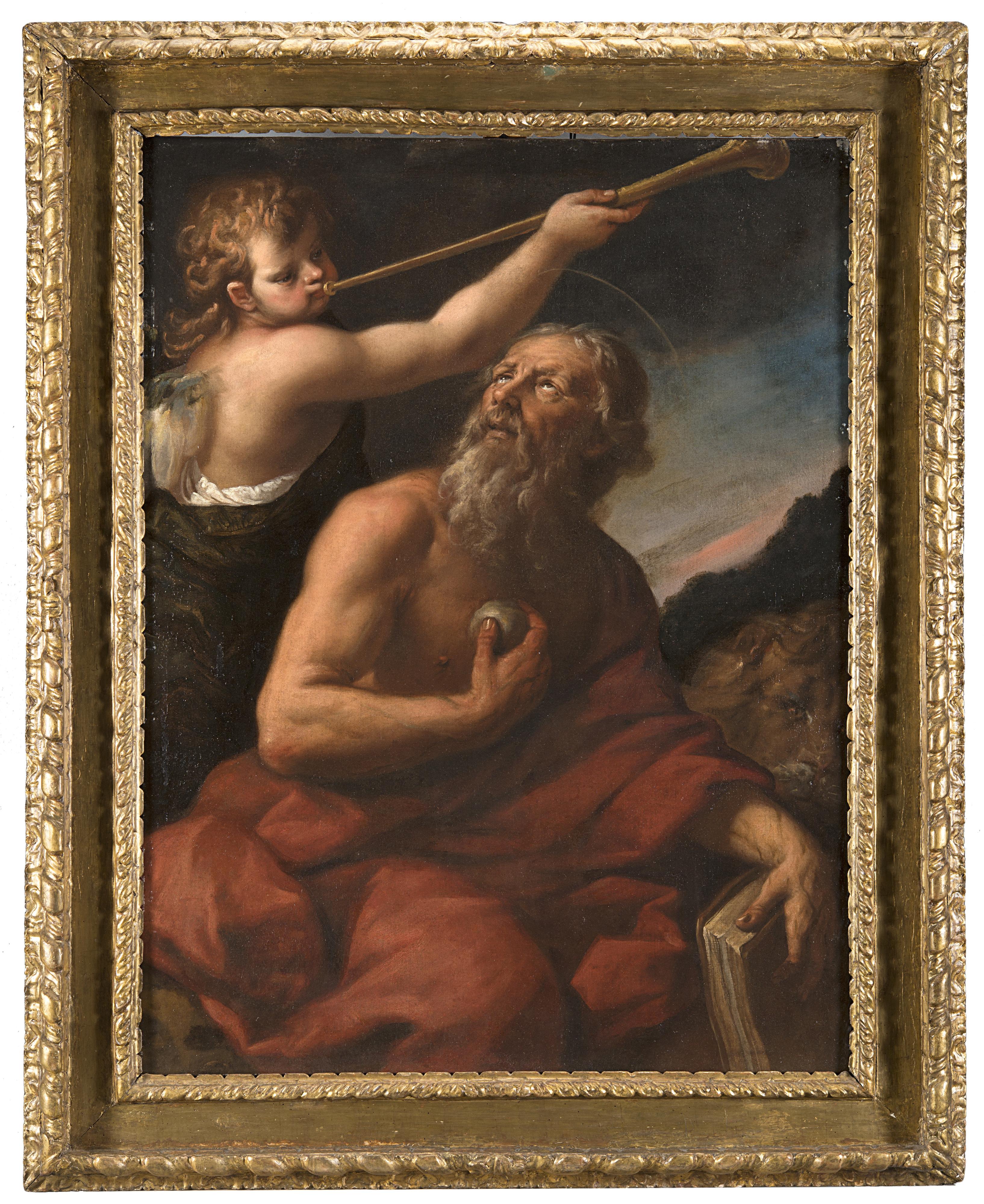 Giuseppe Nuvolone - San Girolamo e l\'angelo