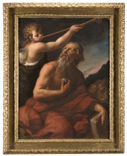 Giuseppe Nuvolone - San Girolamo e l\'angelo