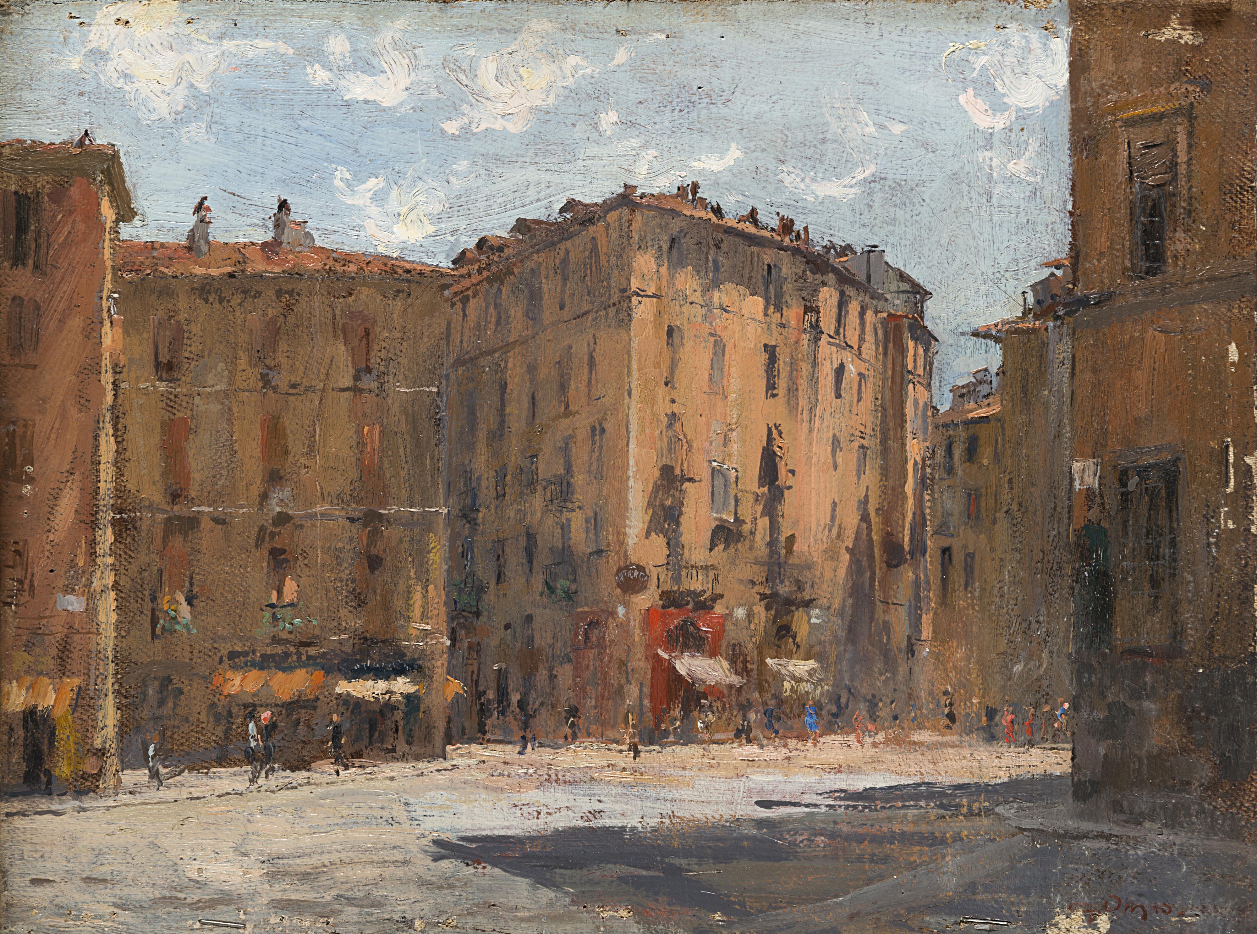 Giuseppe Omio - Scorcio di città