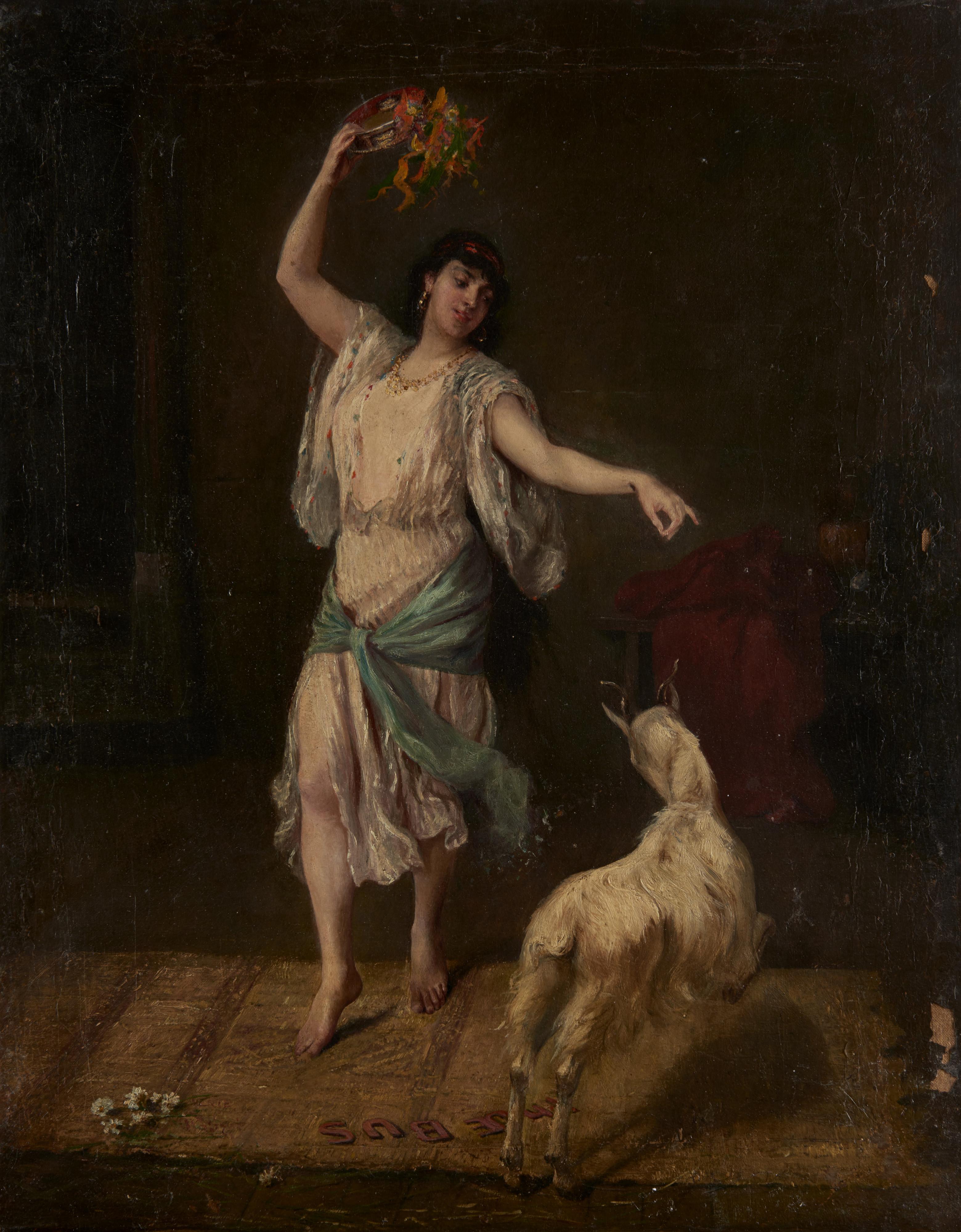 Giuseppe Palizzi - Esmeralda e la capra Djali