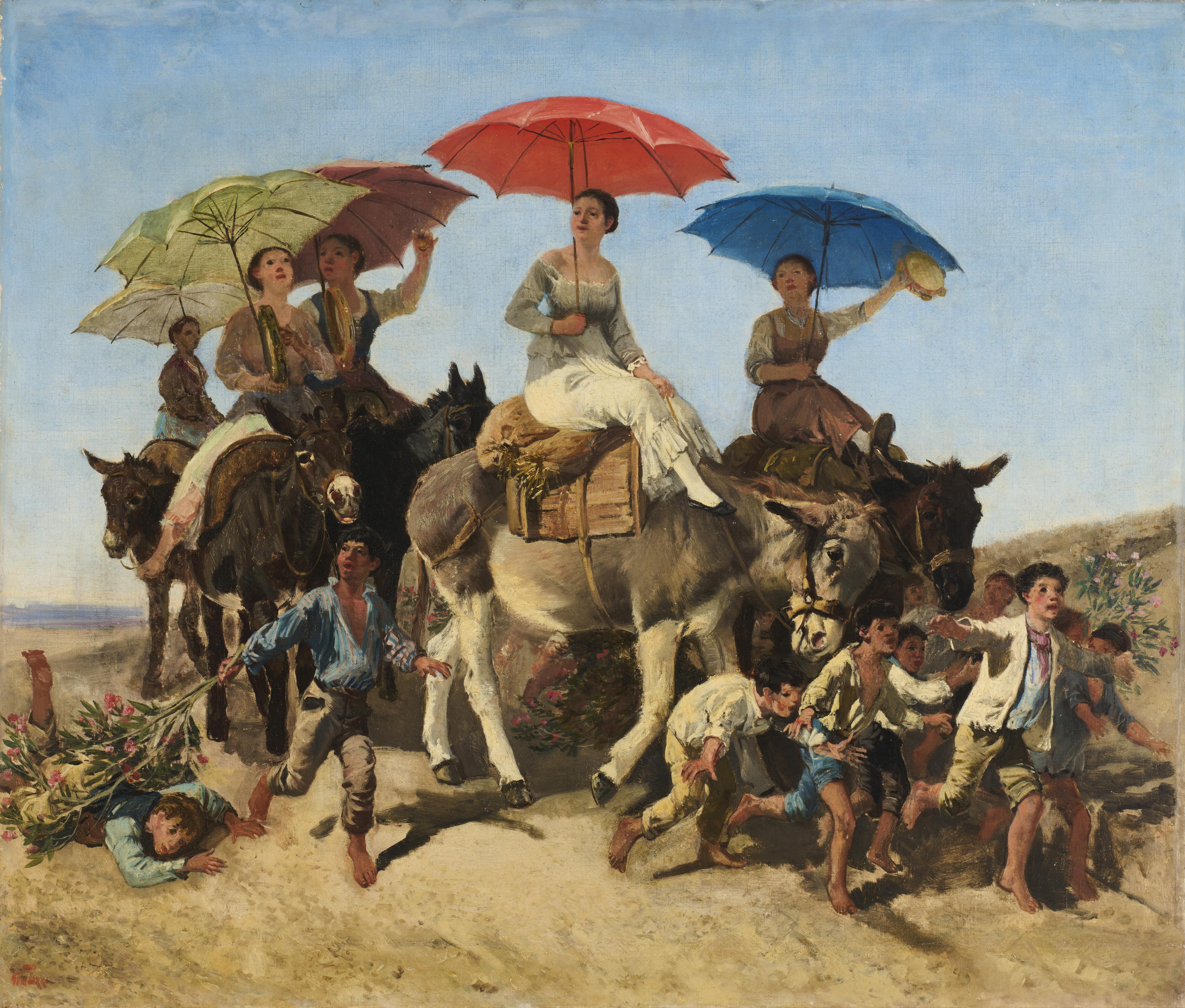 Giuseppe Palizzi - Ritorno dalla fiera