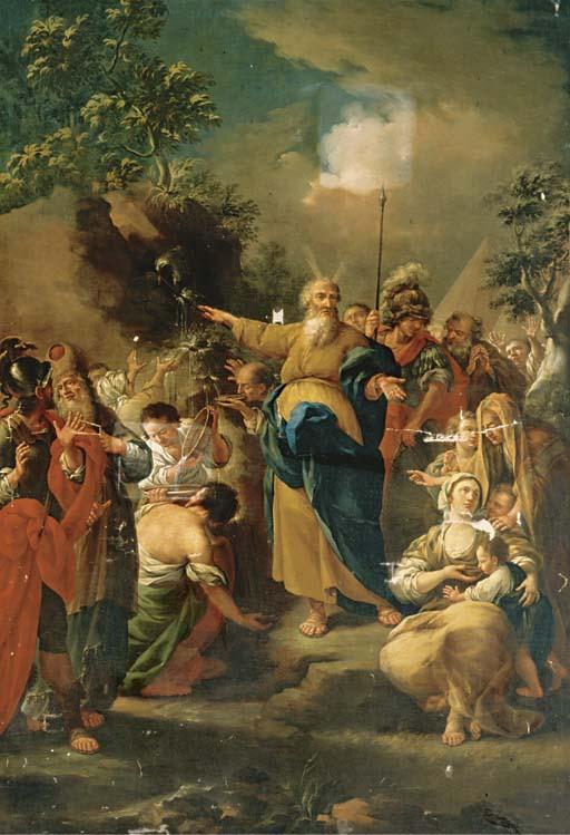 Giuseppe Passeri - Moses Drawing Water From The Rock