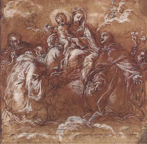 Giuseppe Passeri - The Madonna and Child with Saints