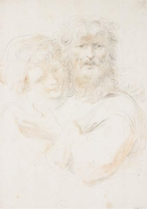 Giuseppe Piattoli - Un vieillard barbu avec une jeune femme