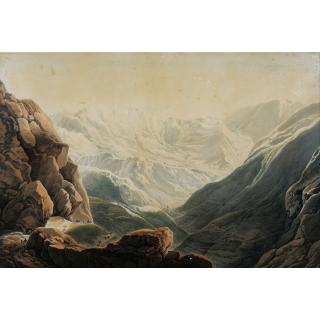 Giuseppe Pietro Bagetti - Vue Du Col De Tende