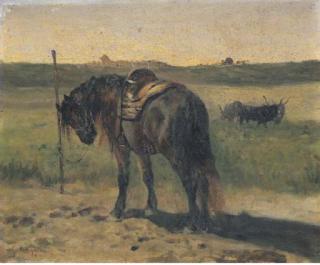 Giuseppe Raggio - Cavallo Nel Paesaggio