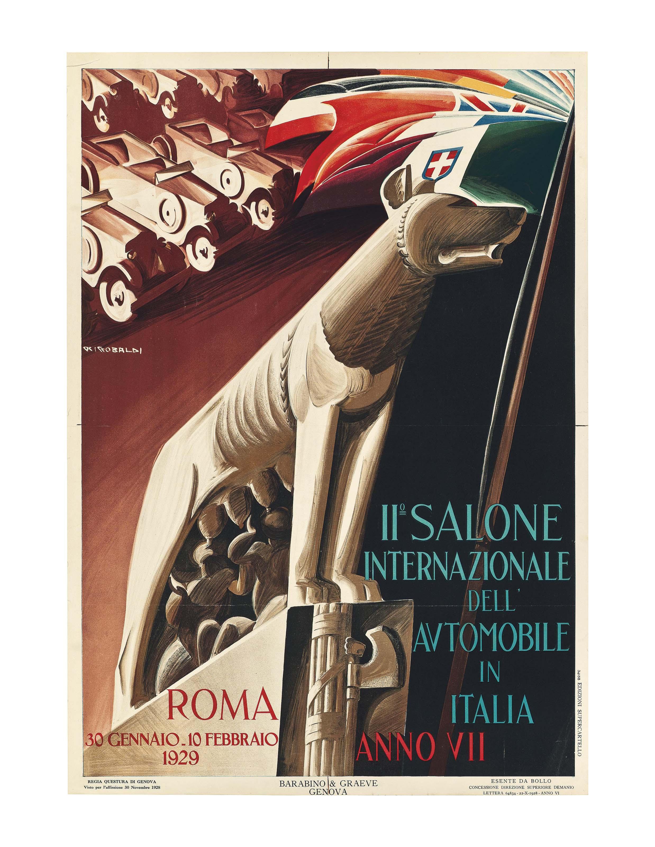 Giuseppe Riccobaldi - Iio Salone Internazionale Dell\' Automobile In Italia