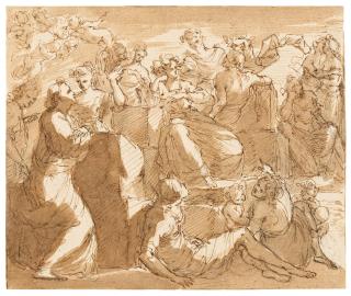 Giuseppe Santi - Der Parnass (?).