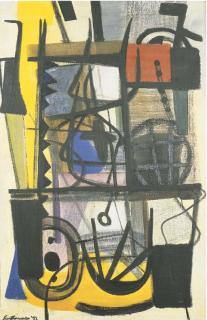 Giuseppe Santomaso - Granary in winter