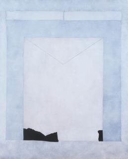 Giuseppe Santomaso - Lettera a Palladio no. 2