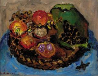 Giuseppe Santomaso - Natura morta alla frutta