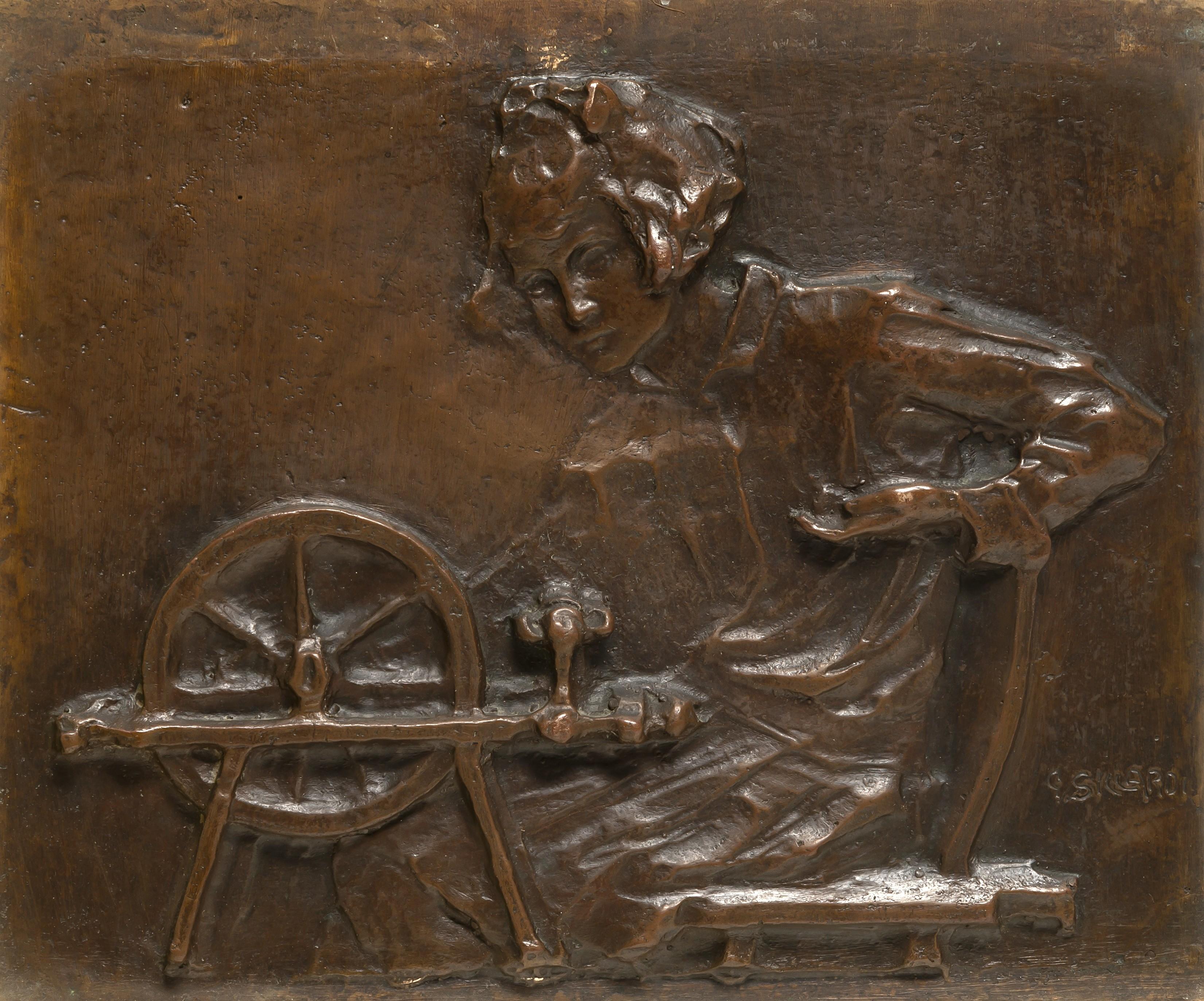 Giuseppe Siccardi - La filatrice