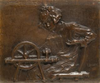 Giuseppe Siccardi - La filatrice