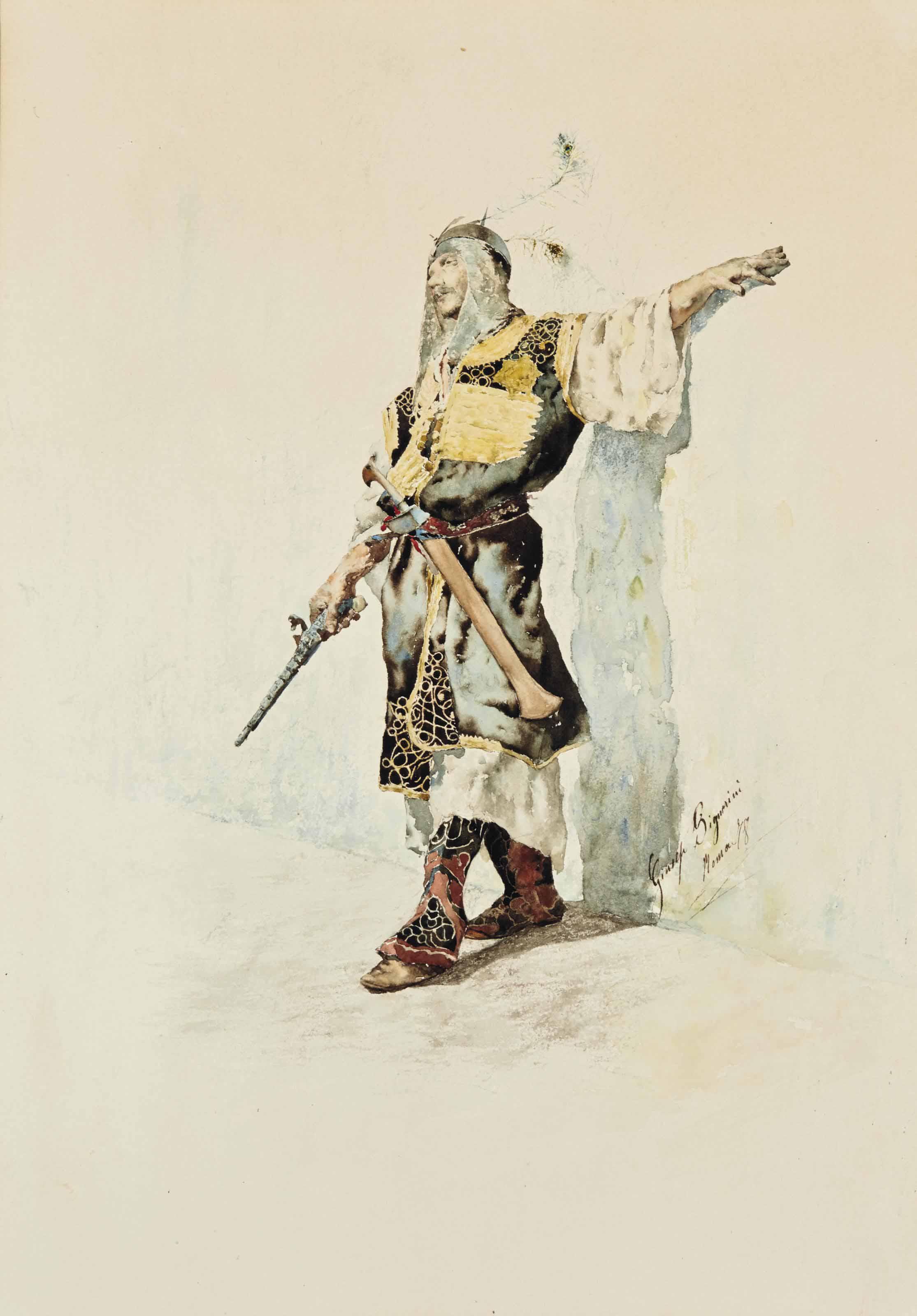 Giuseppe Signorini - Homme Au Fusil