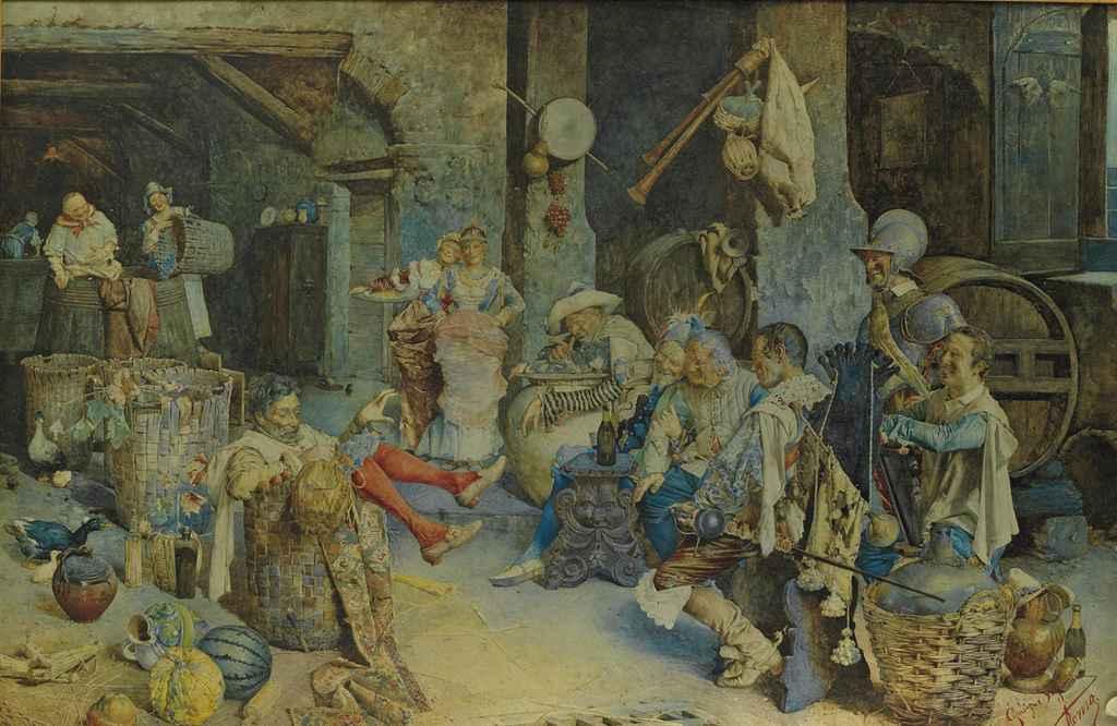 Giuseppe Signorini - Tavern amusement