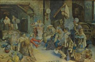 Giuseppe Signorini - Tavern amusement