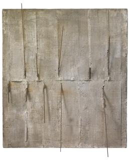 Giuseppe Uncini - Cementoarmato N.16Signed, Titled, Inscribed And Dated Roma Maggio 1961 On The Reverse, Concrete And Iron