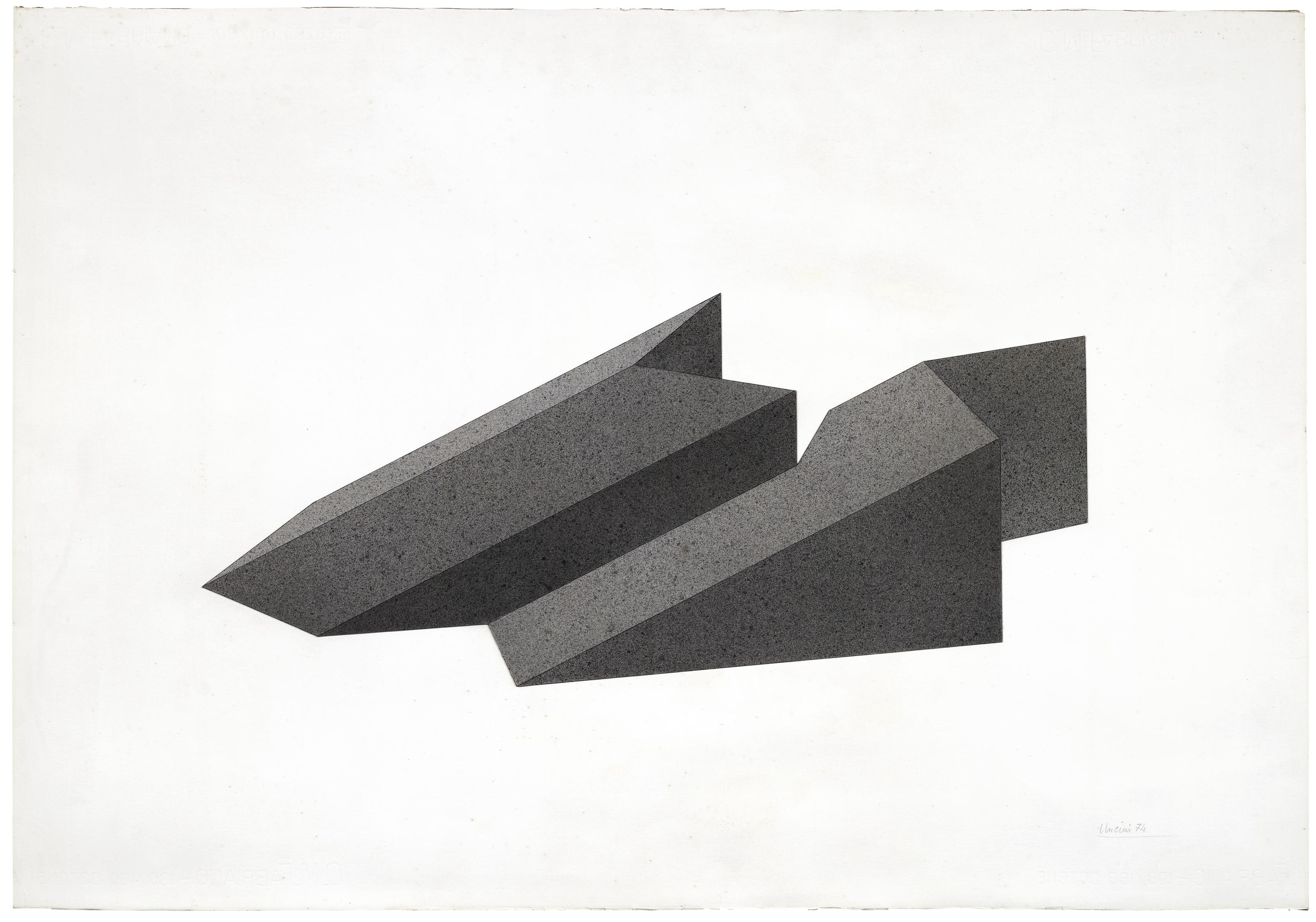 Giuseppe Uncini - Ombra di due parallelepipedi (Shadow of Two Parallelepipeds)