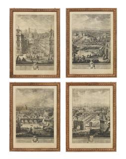 Giuseppe Vasi - Four Views of Rome 4