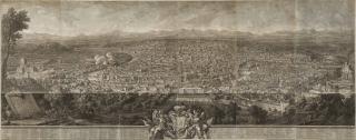 Giuseppe Vasi - Prospetto dell\'Alma città di Roma visto dal monte Gianicolo
