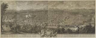 Giuseppe Vasi - Prospetto dell\'Alma Cittá di Roma visto dal Monte Gianicolo