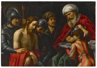 Giuseppe Vermiglio - Christ before Pilate