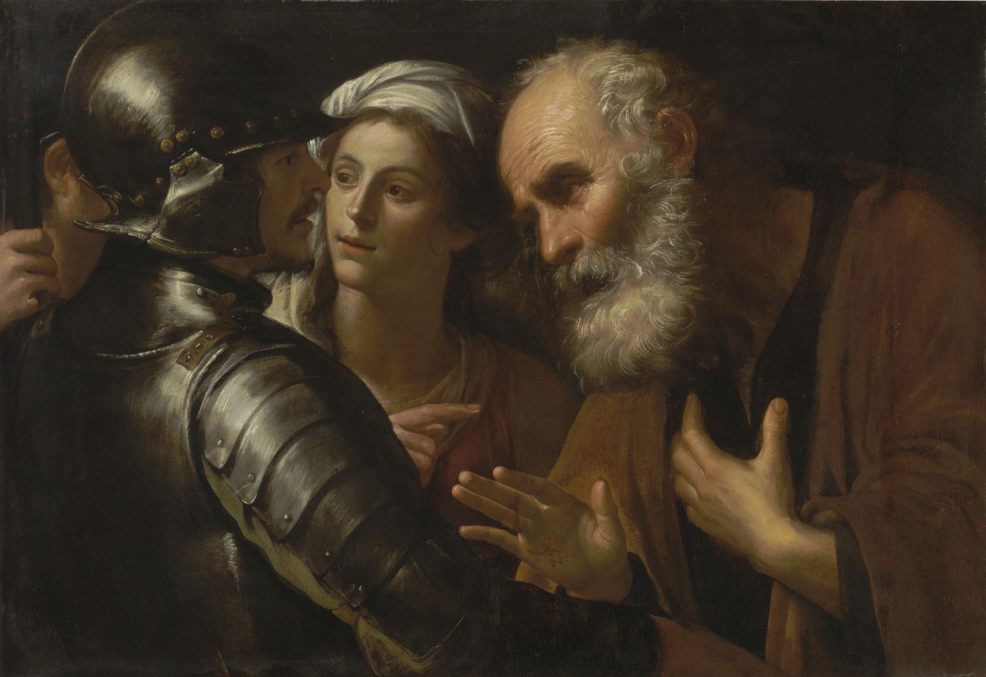 Giuseppe Vermiglio - The Denial of Saint Peter