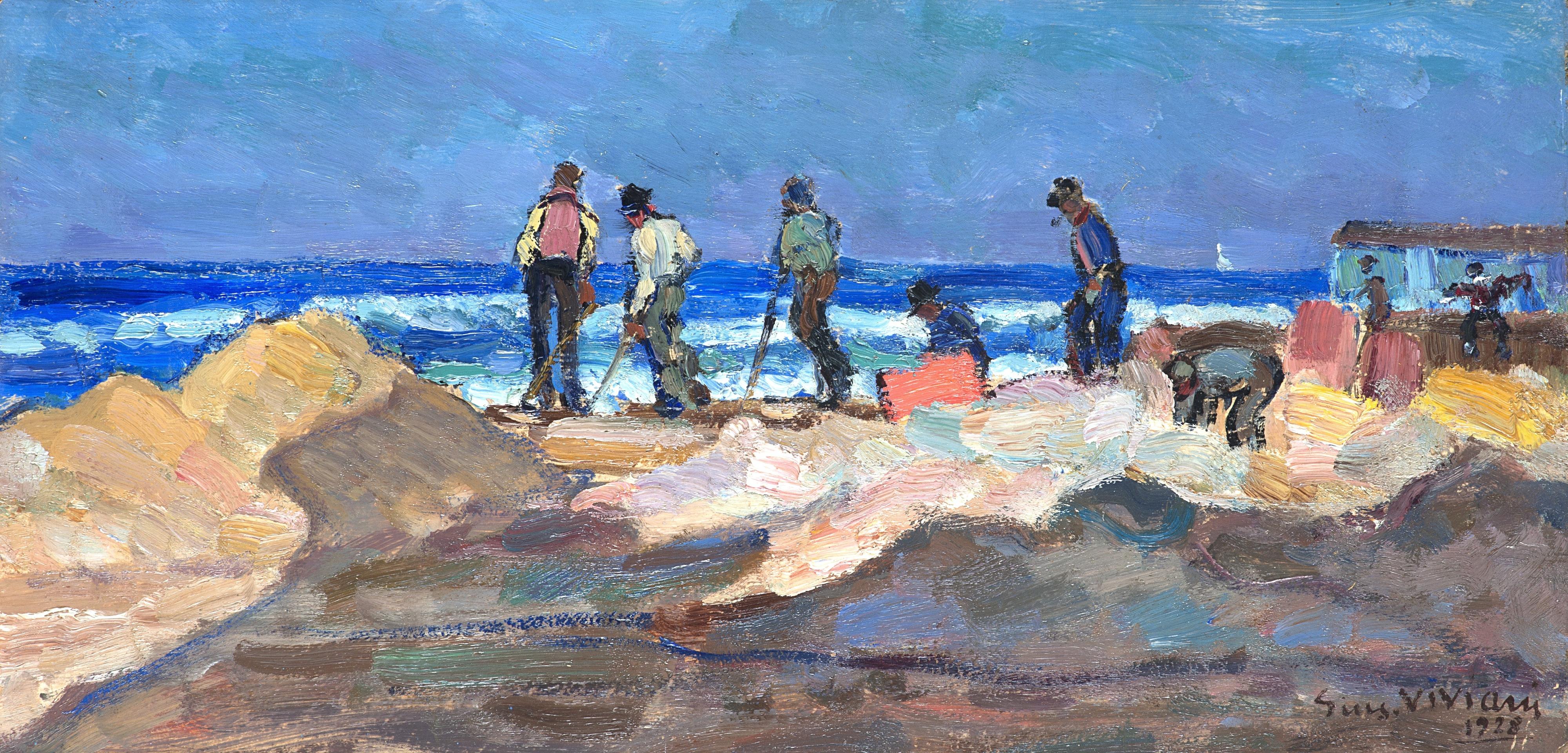 Giuseppe Viviani - Lavoranti sul mare