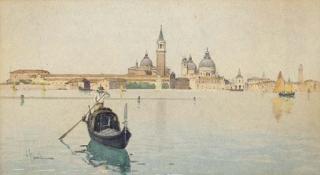 Giuseppe Vizotto Alberti - View from the Lagoon