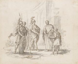 Giuseppe Zocchi - Scena romana