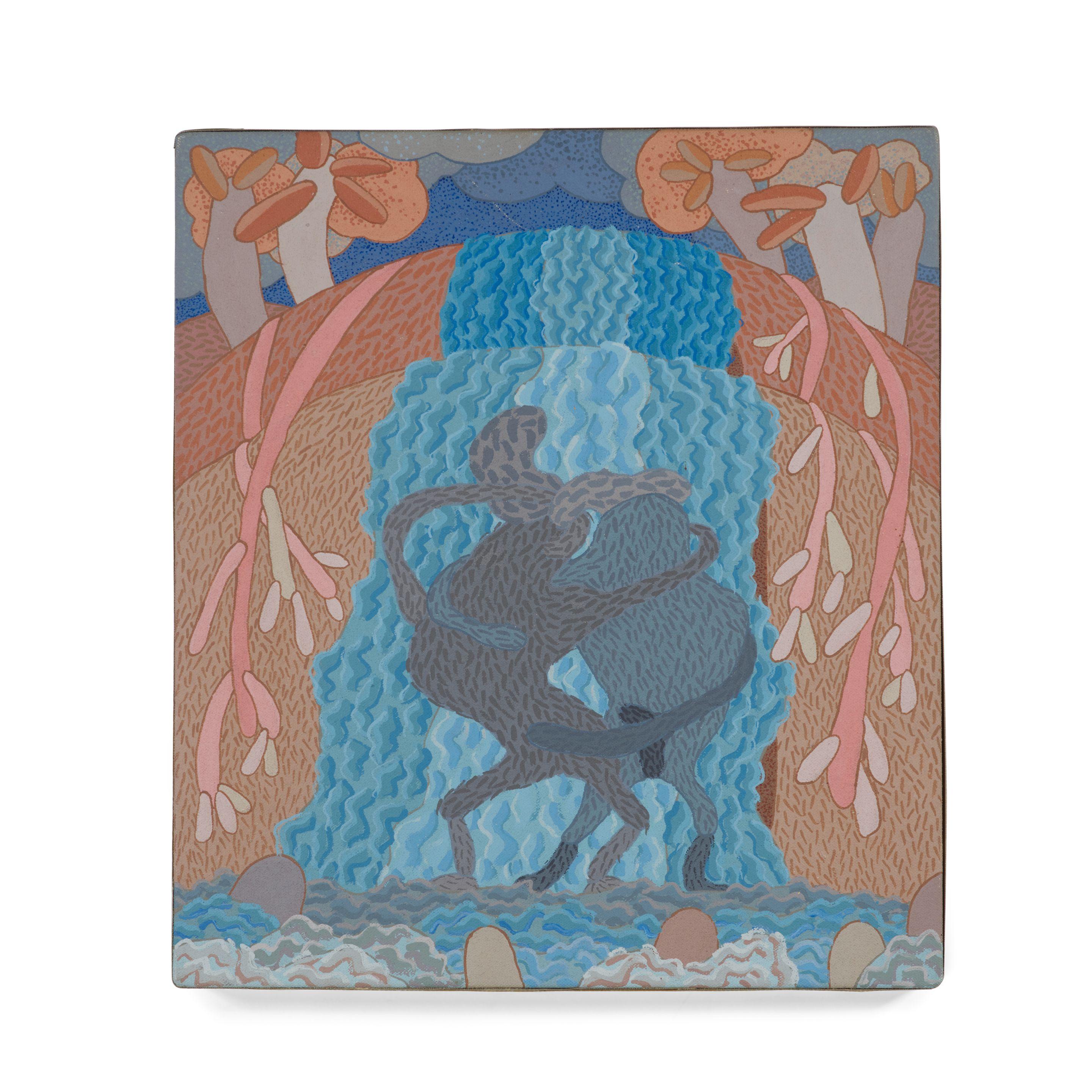 Gladys Nilsson - By a Waterfall ....., 1973